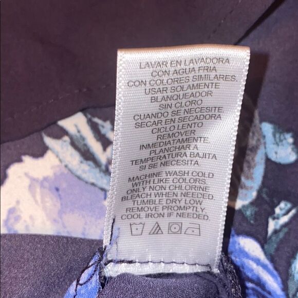 THAKOON For Design Nation Blue Floral Blouse-S - Picture 7 of 7